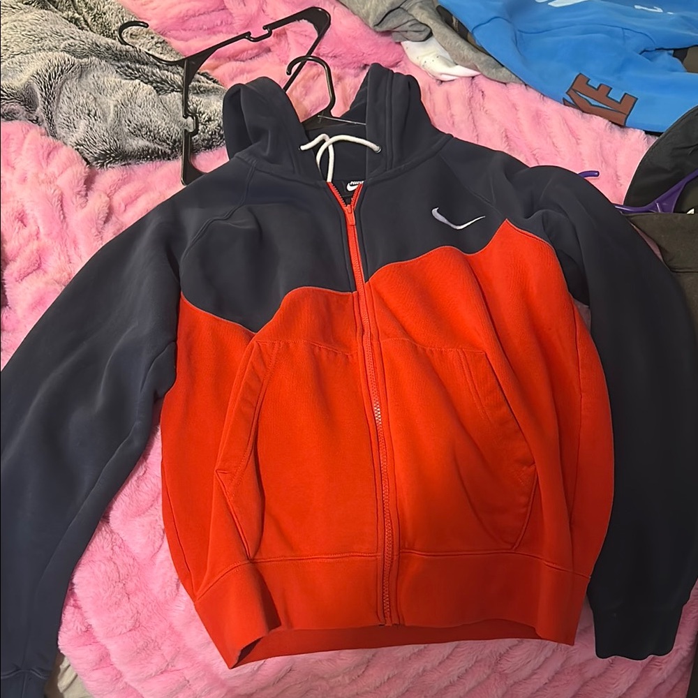 Nike Two-Tone Zip-Up Hoodie